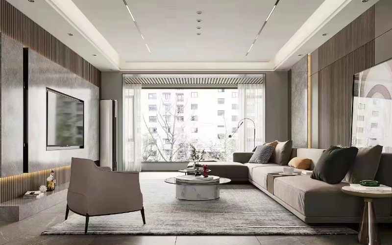 智能無(wú)主燈客廳